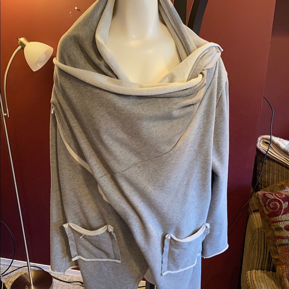 Size L-XL Kenar Sweatshirt Cardigan
